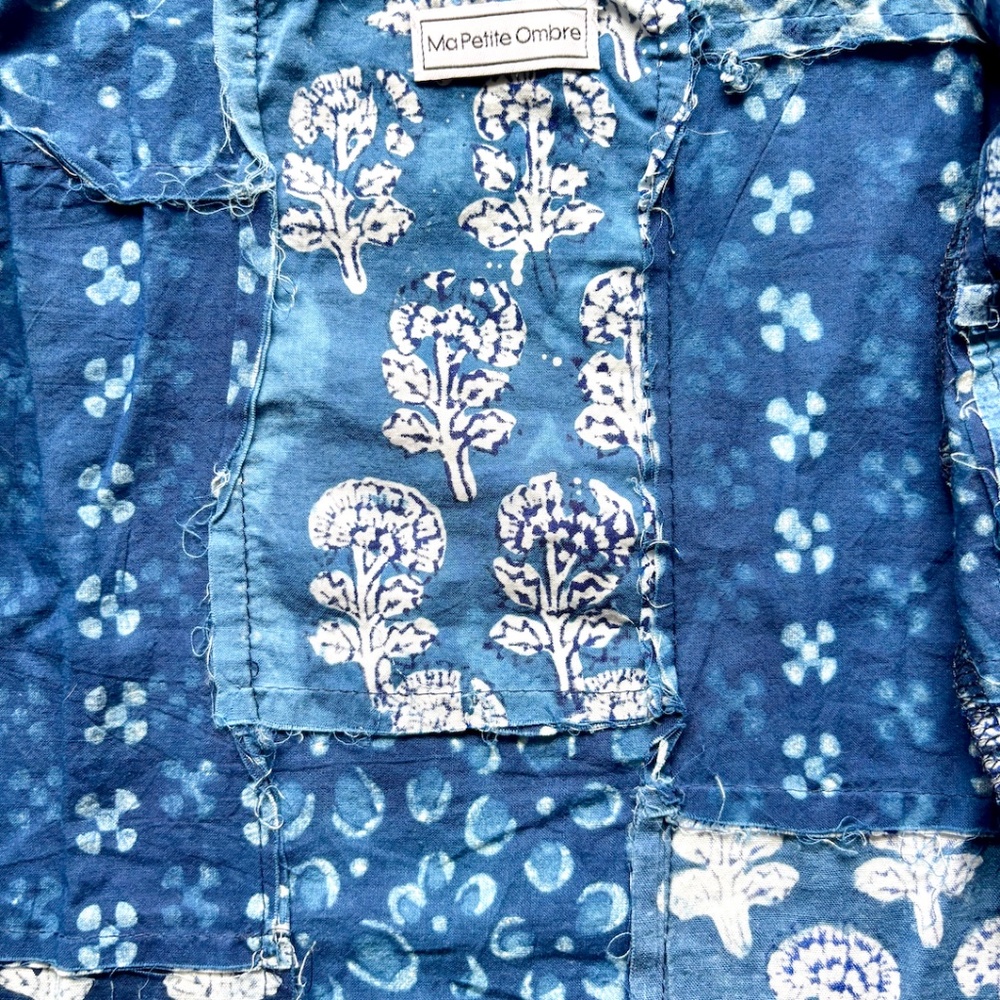 New Patchwork Dog Shirt. Super cute, homemade vintage fabric button down, Medium - Picture 4 of 5